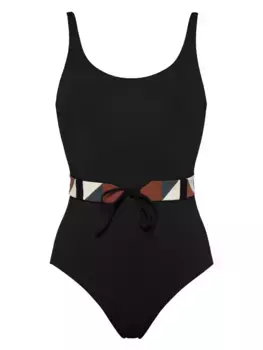 Купальник Damier с поясом ERES, черный