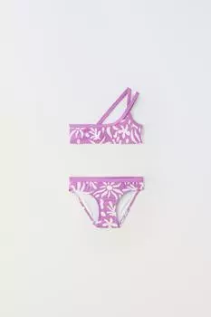 Купальник детский Zara Printed Bikini, сиреневый