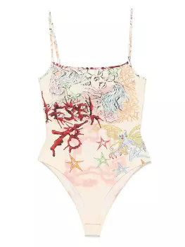 Купальник Diesel T-Assa, нейтральный