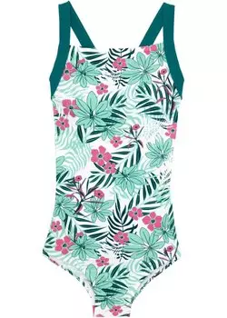 Купальник для девочек Bpc Bonprix Collection, белый