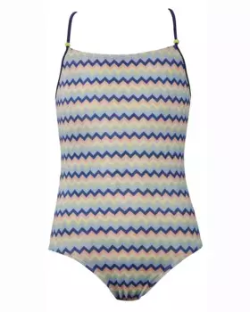 Купальник для девочек Лена с принтом зигзаг Red Point, многоцветный