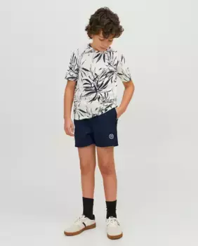 Купальник для мальчика с маленьким логотипом Jack & Jones, синий