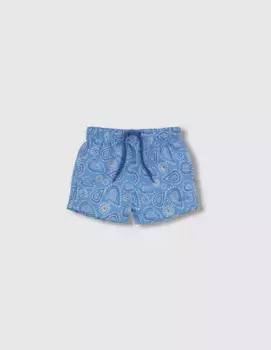 Купальник для мальчика с принтом и кулиской Gocco, тёмно-синий