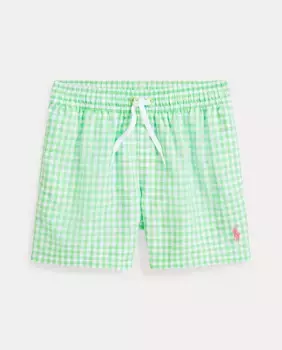 Купальник для мальчика в клетку виши Polo Ralph Lauren, зеленый