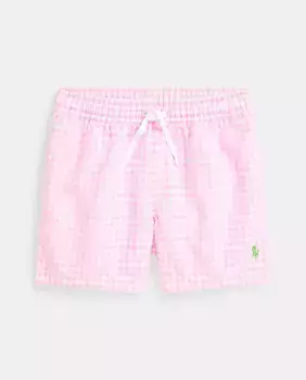 Купальник для мальчика в клетку виши Polo Ralph Lauren, цвет Rosa