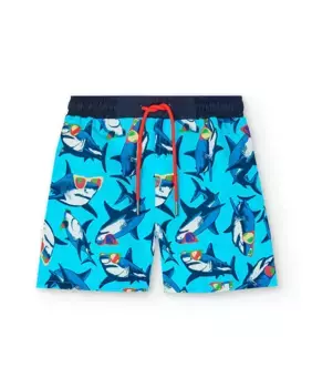 Купальник для мальчиков из переработанной ткани Boboli, синий