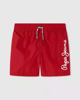 Купальник для мальчиков Логотип Pepe Jeans, красный