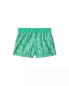 Купальник для мальчиков с принтом и линейным логотипом Tous, зеленый