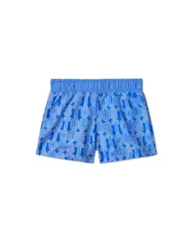 Купальник для мальчиков с принтом и линейным логотипом Tous, синий