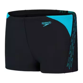 Купальник для плавания Boys Hyperboom Logo Splice Speedo, чёрный