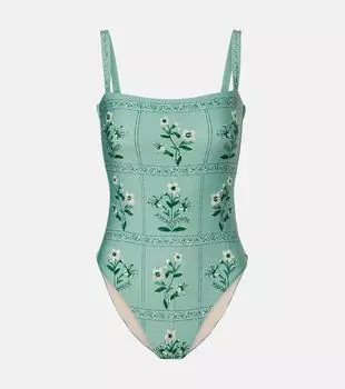 Купальник "Durazno Ceiba" с цветочным принтом Agua by Agua Bendita, Ceiba