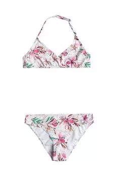 Купальник-двойка Happy Tropical Roxy, белый