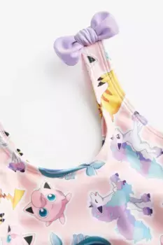 Купальник-двойка с принтом H&M, розовый