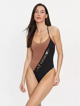 Купальник Ea7 Emporio Armani, серый