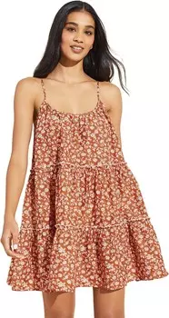 Купальник Eberjey Garden Marga Cover-Up, цвет Redwood/Sand