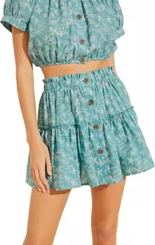 Купальник Eberjey Tropical Toucan Nellie Cover-Up, цвет Ocean Bay/Sand