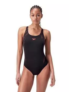 Купальник Eco+ H-Bloom Speedo, цвет schwarz/orange/lila