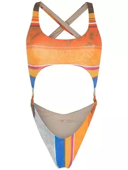 Купальник Eco в полоску Amir Slama, мультиколор