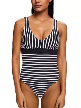 Купальник ESPRIT, черный/белый