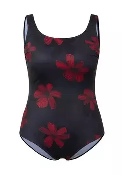 Купальник FLORAL PRINT Ulla Popken, черный