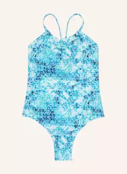 Купальник flowers tie & the gazette Vilebrequin, синий