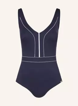 Купальник формы body power Charmline, темно-синий/белый