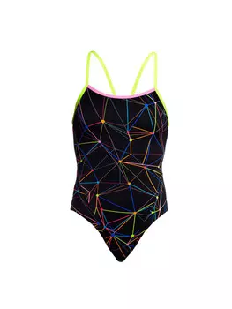 Купальник Funkita Star Sign Schwimmanzug, черный