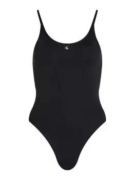 Купальник-футболка Calvin Klein Swimwear SCOOP, черный