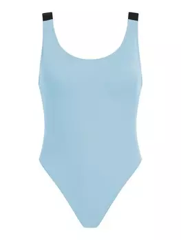 Купальник-футболка Calvin Klein Swimwear, светло-синий