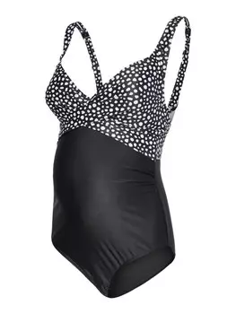 Купальник-футболка MAMALICIOUS, черный