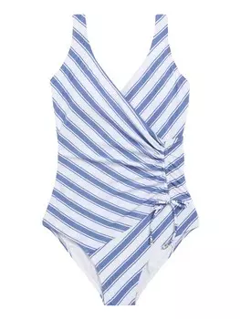 Купальник-футболка Next, цвет Blue/White