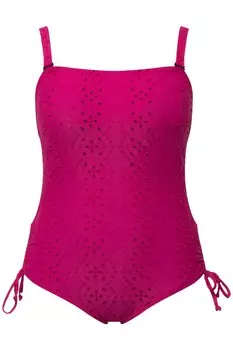 Купальник-футболка Ulla Popken, цвет Magenta