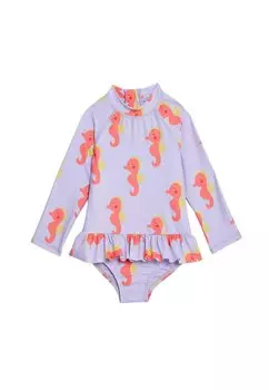 Купальник Girls Seahorse Marks & Spencer, цвет pink mix