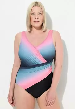 Купальник GRADIENT WRAP LOOK Ulla Popken, черный