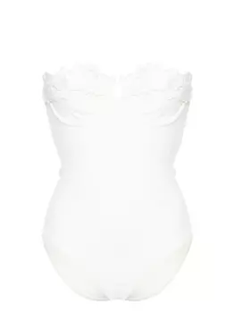 Купальник Halliday Embroidery ZIMMERMANN, бежевый