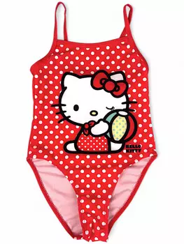 Купальник Hello Kitty, красный