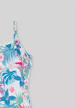 Купальник HIBISCUS FRILL Pepe Jeans, фуксия