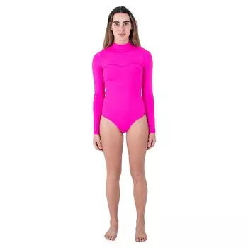 Купальник Hurley Oao Solid Zip Back Surf Suit, розовый