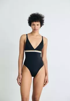 Купальник ICONIC SWIMSUIT BOSS, черный