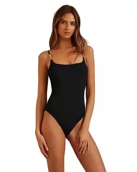 Купальник Imogen One Piece REISS, черный
