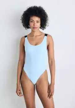 Купальник INTENSE POWER SCOOP BACK ONE PIECE Calvin Klein Swimwear, синий