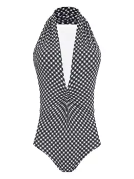 Купальник Isatou с вырезом халтер Lygia & Nanny, черный