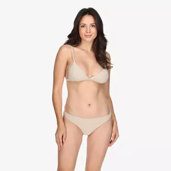 Купальник из двух частей, комплект бикини с треугольными чашечками Lussari, бежевый