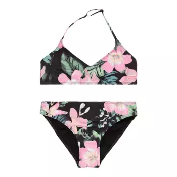 Купальник из двух частей Roxy Shadow Floral Brassic для мальчиков, чёрный