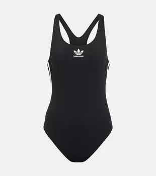 Купальник из коллаборации с Adidas BALENCIAGA, черный