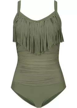 Купальник из переработанного полиамида Bpc Selection, зеленый