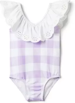 Купальник Janie and Jack Gingham Onepiece Swim, цвет Multicolor