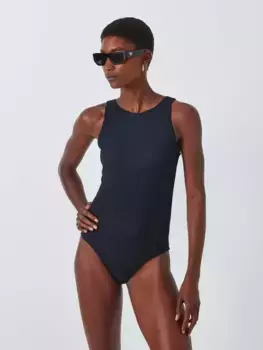 Купальник John Lewis High Neck, черный