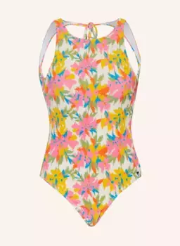 Купальник kalen с высоким воротником и защитой от ультрафиолета 50+ Picture, белый