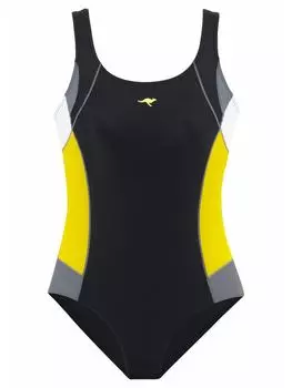 Купальник Kangaroos, цвет schwarz/gelb